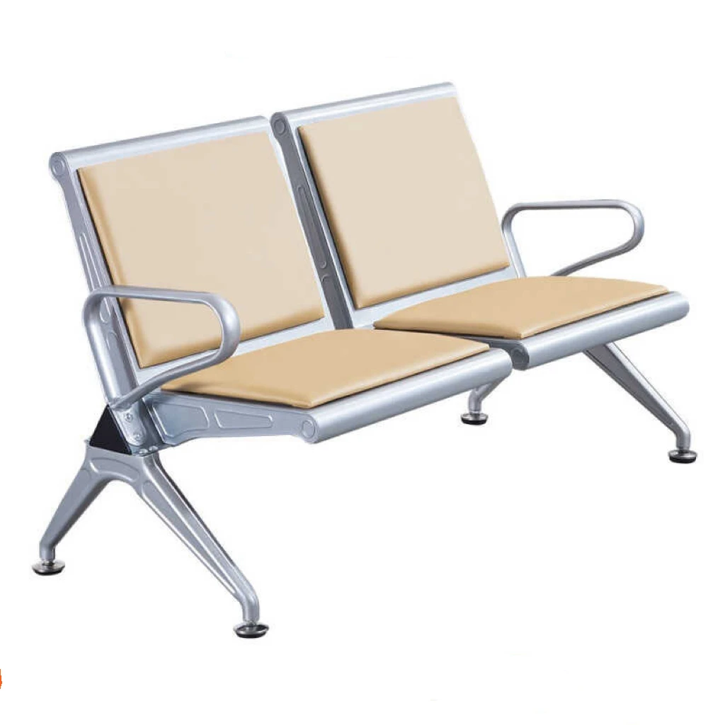 Modern Design 3-Seater Metal Frame Office or Visitor Chair for Airport or Hospital Waiting Areas Durable and Stylish Furniture