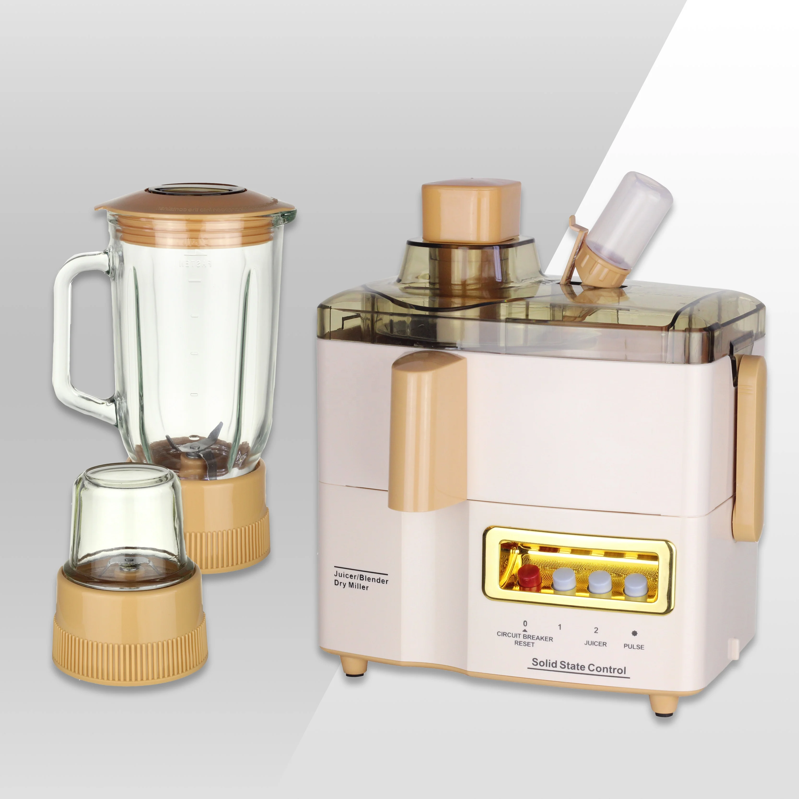 Factory wholesale ready goods stock new 176 4in1 glass jar juicer for home use DFP-176S