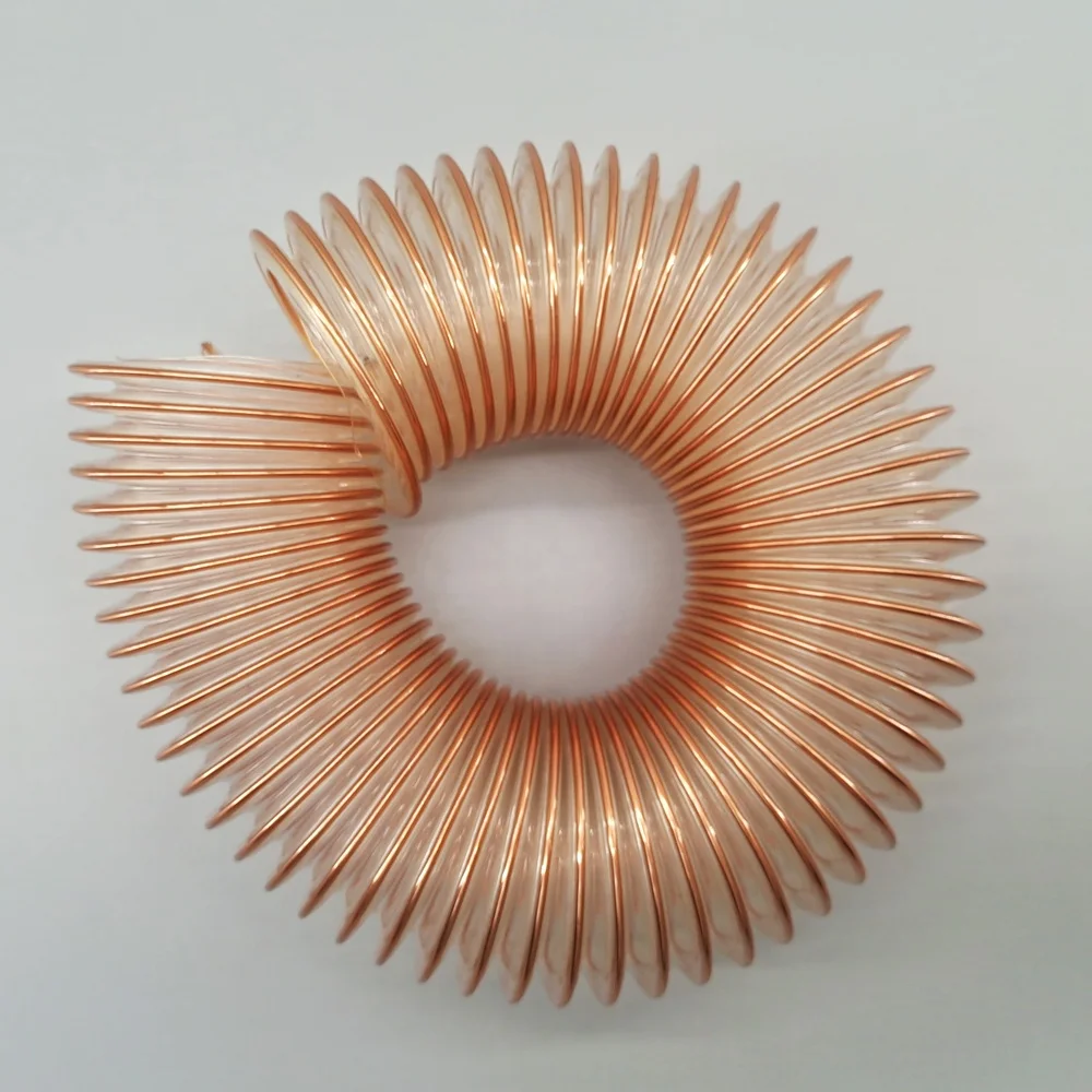 High flexible Polyurethane wire steel pipes smooth flexible heat resistant air duct hose