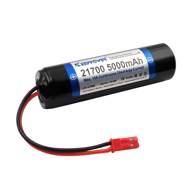 Max 15A разрядка P2150R KeepPower 21700 5000 мАч защищенная литий-ионная батарея с разъемом SYP-02 JST (разъем на заказ)