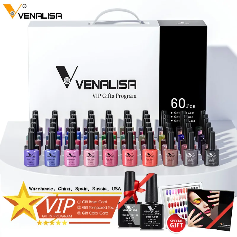 CANNI VIP123 УФ-гель комплект 60 цветов 7 5 мл Лак для ногтей подарочный набор завод Гель-лак бутылка с
