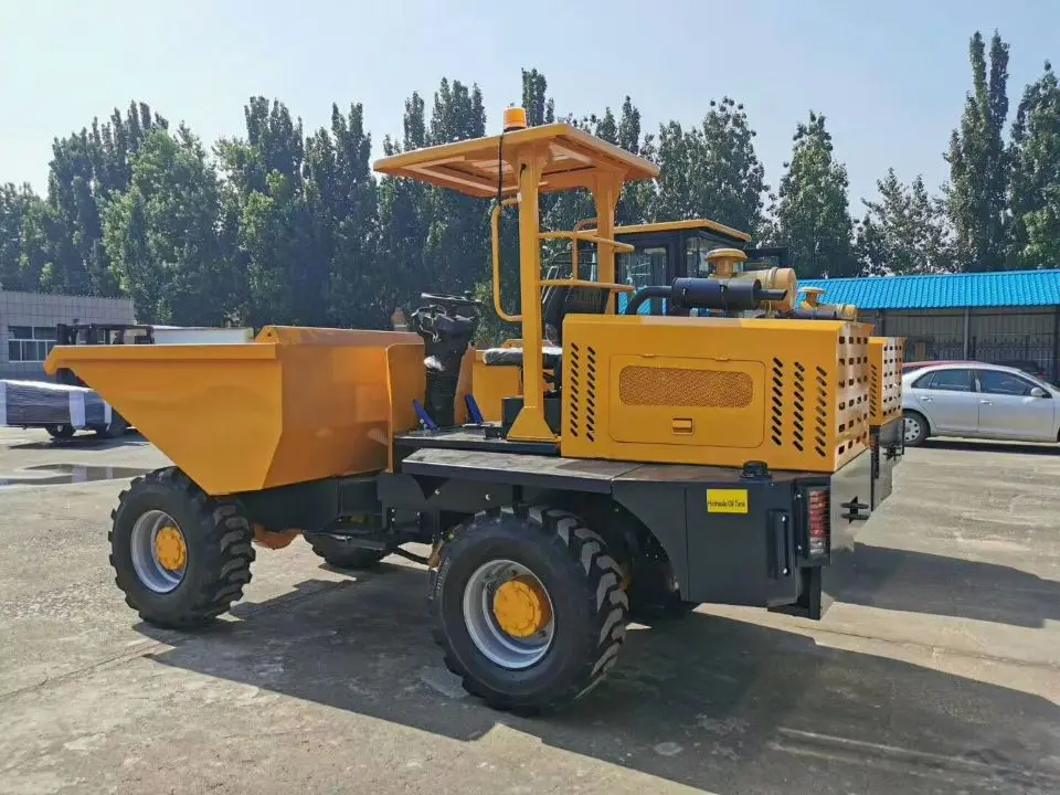 1 TON 2 TON loading weight dumper loader New condition Rough Terrain 4x4 mini dump truck 3 ton swivel dumpers