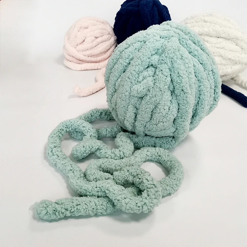 
New Fashion Wholesale High Tenacity 100% Polyester Dyed Yarn For Knitting 