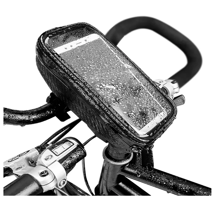 AFISHTOUR 100% Waterproof 6 Inch Bicycle Handlebar Phone Mount Bag FB2036  Touch Screen Cycling Customized Mobile Bag