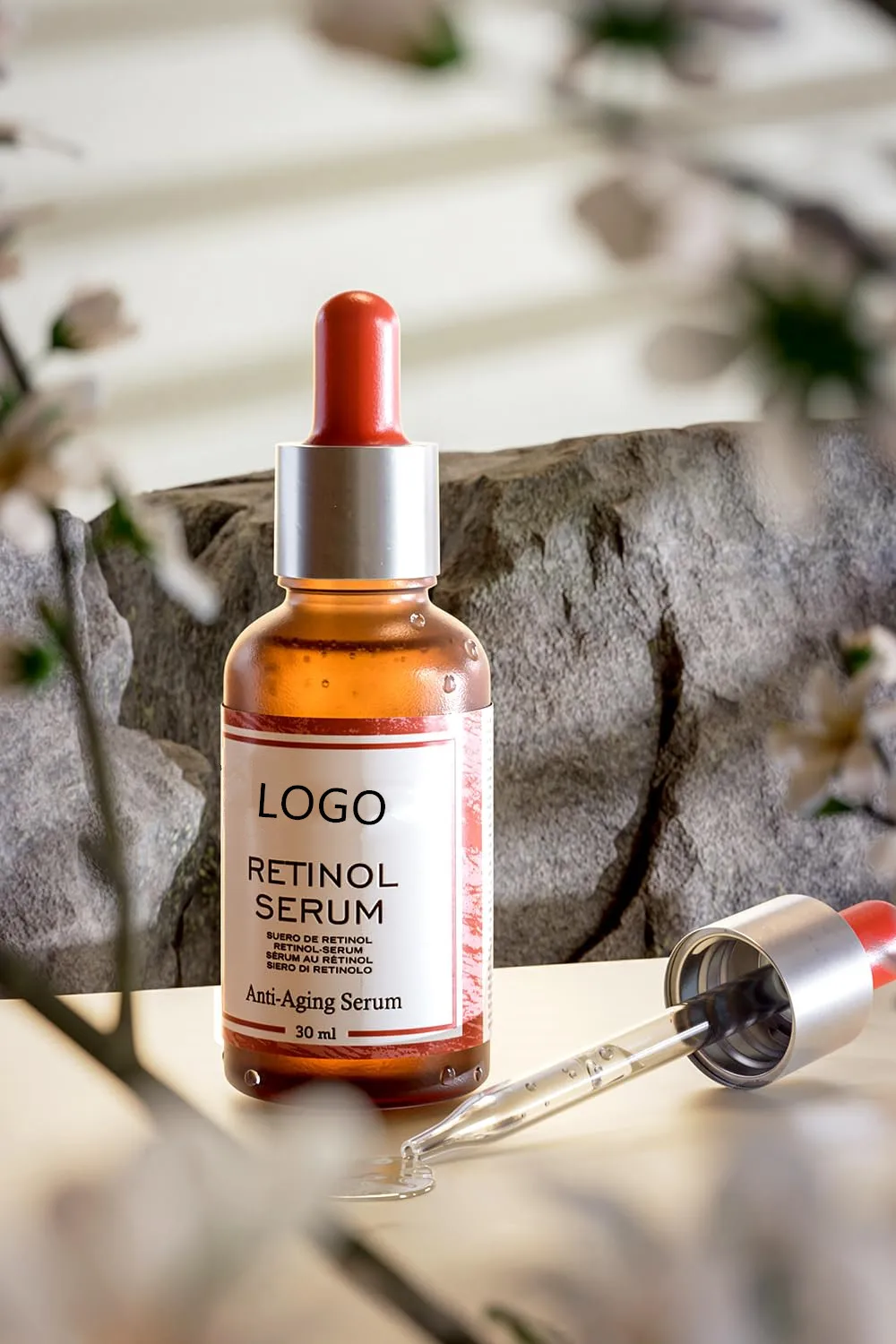 Private Label 2023 Top seller 2.5% Pure Retinol Anti Wrinkle Serum with Hyaluronic Acid Vitamin B3 collagen or Face Anti Aging