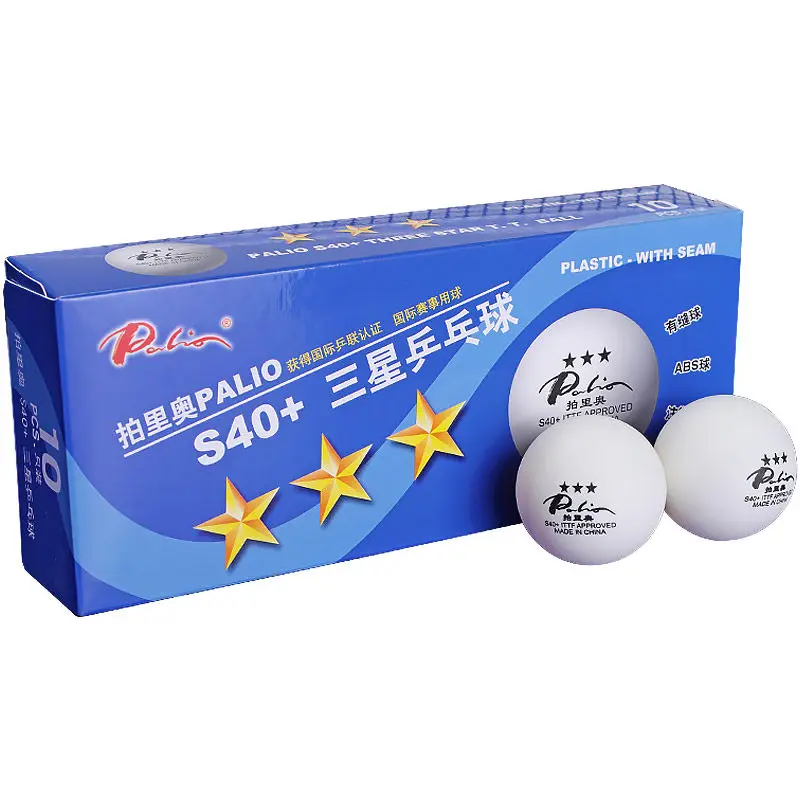 Palio ITTF 3 star ABS table tennis ball D40+ seamed pingpong ball