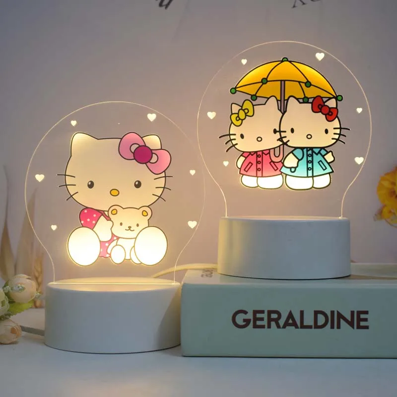 Wholesale 2023 Newest Accessories Anime Cat Kids Gifts Set for Baby Children Custom Night lamp Presents Items