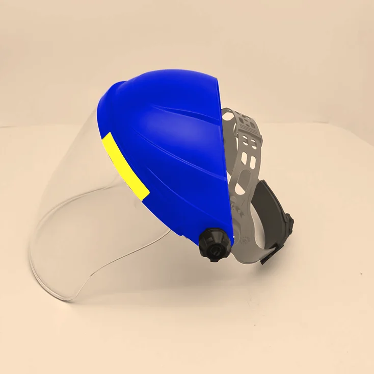 Transparent Anti Splash Welding Face Visor Shield For Industrial Construction