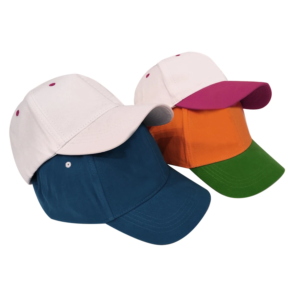 Online Sale Custom Fitted Blaze Orange Hunting Hats Embroidery Adult Men Adjustable Leather Strap Bright Orange Baseball Cap Hat