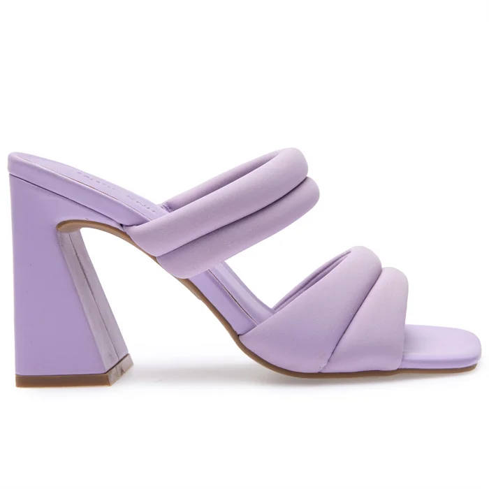 Wear Resistant Open Toe Slippers Thick High Heeled Shoes Summertime Fashion Sandal Carton PU OEM ODM Service Outdoor Rubber