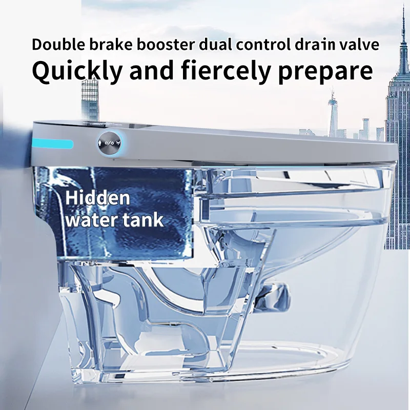 Modern High-end Automatic Bathroom Sanitary Wares Floor Intelligent Toilet Smart toilets