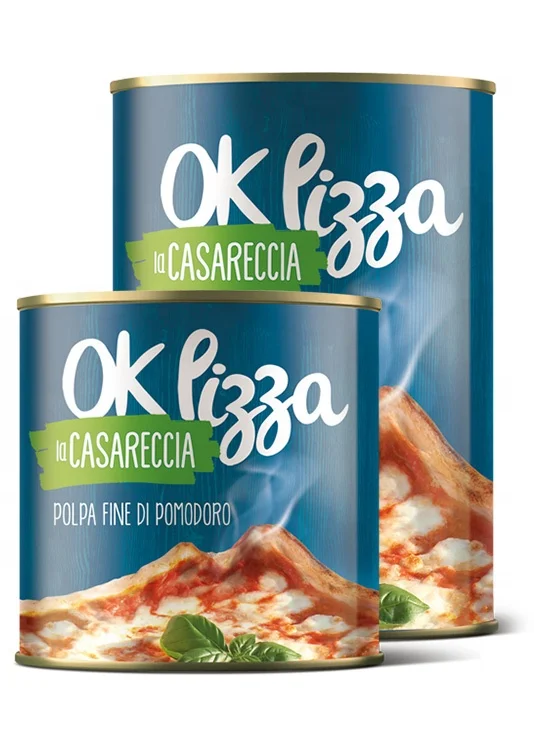 Pizza Sauce with Olive Oil, Tomato Pulp, Peeled Tomatoes, Cherry, Datterini Tomatoes