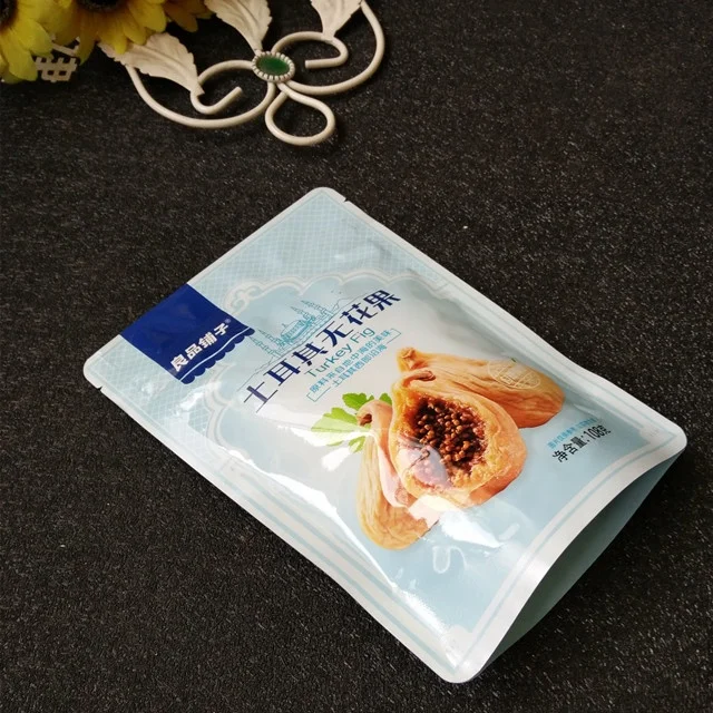 Custom printing snack packaging Resealable plastic Aluminum foil zipper bag