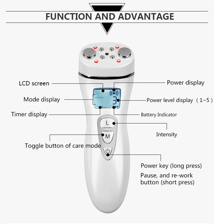 Notime Hot Selling Products Anti Aging High Frequency Rf Multi-functional Beauty Equipment Ice Cooling IPL Beauty Device