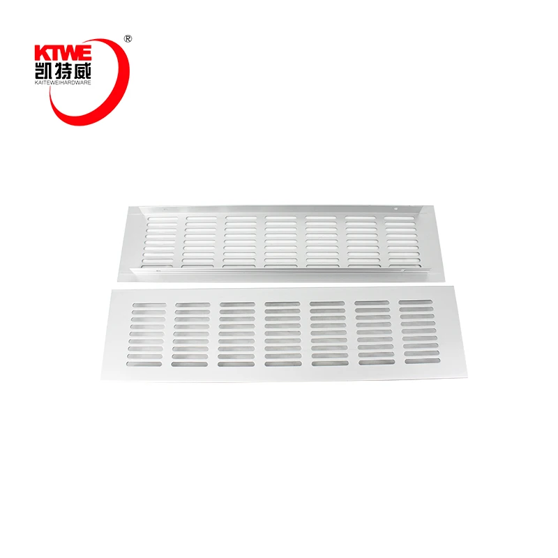 Silver Air Vent Grill Ventilation Cover with Inset Grid (Fly Screen) 4 Size (60*150mm/ 50*200mm/ 50*225mm/80*300mm )