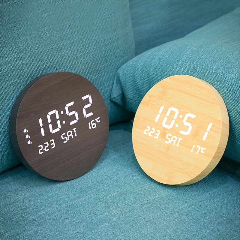 
Customizable high quality new design digital large led wall clock with led display 