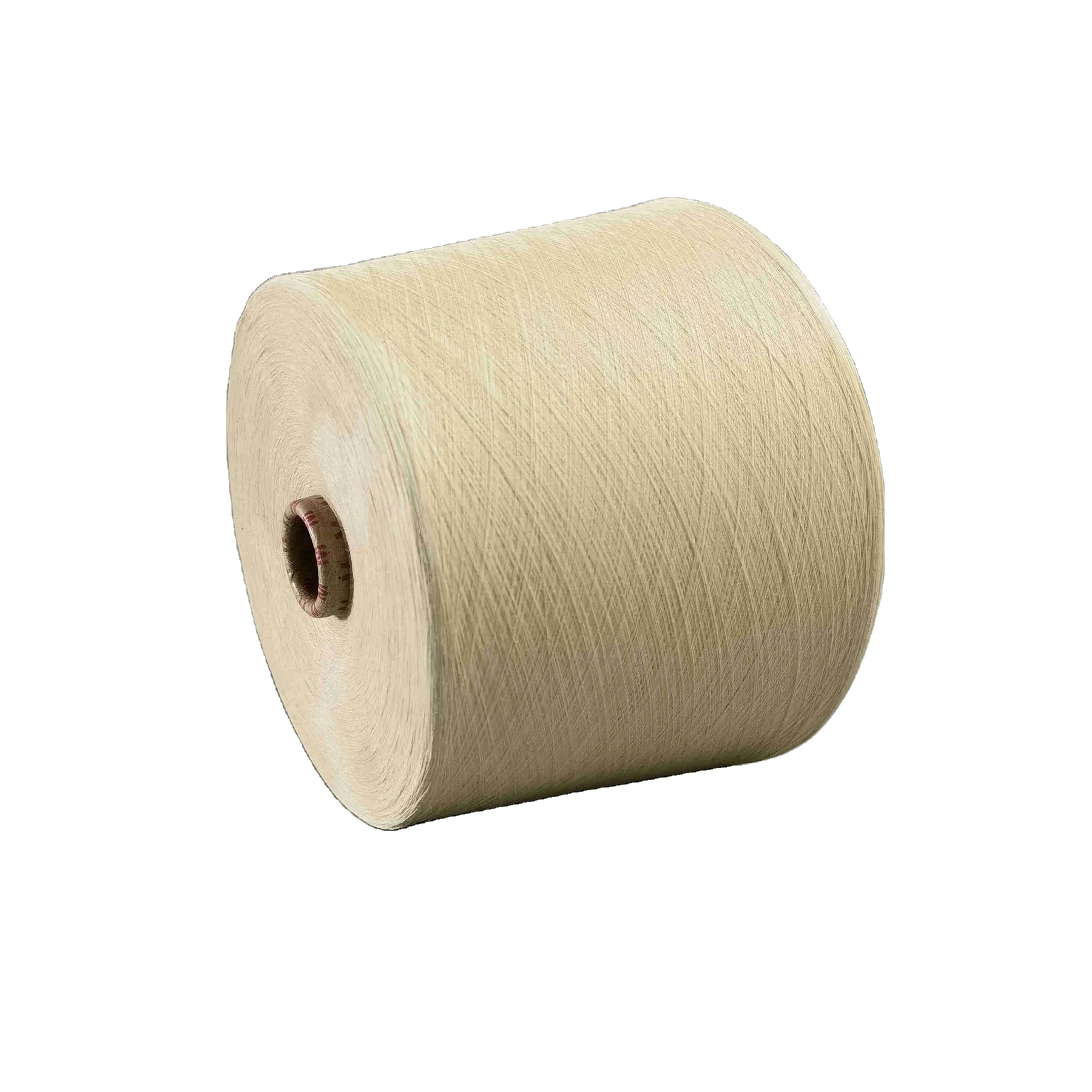 Biodegradable Soya protein raw color yarn 40S 55/45 cotton/soybean protein blended yarn