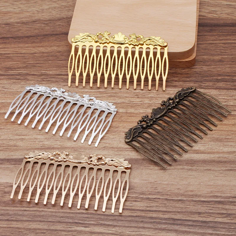 Fashion Baroque Hair Accessories Cheap Metal Tree Leaves Hair Comb For Girls Birthday Gift