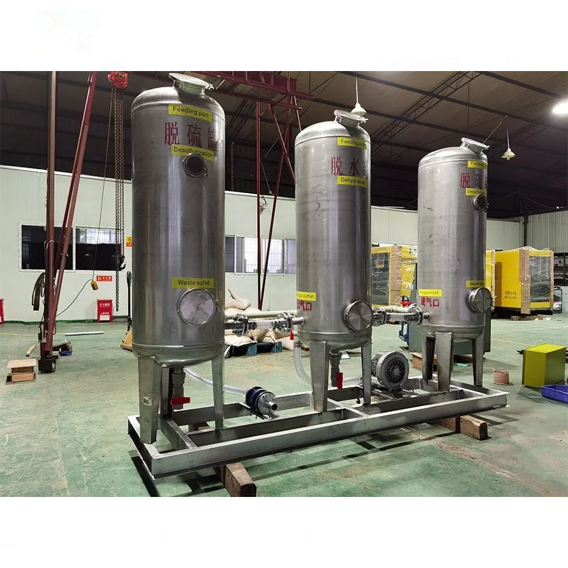 Factory Supply Biogas/Methane Scrubber H2S Remove Biogas Purification System