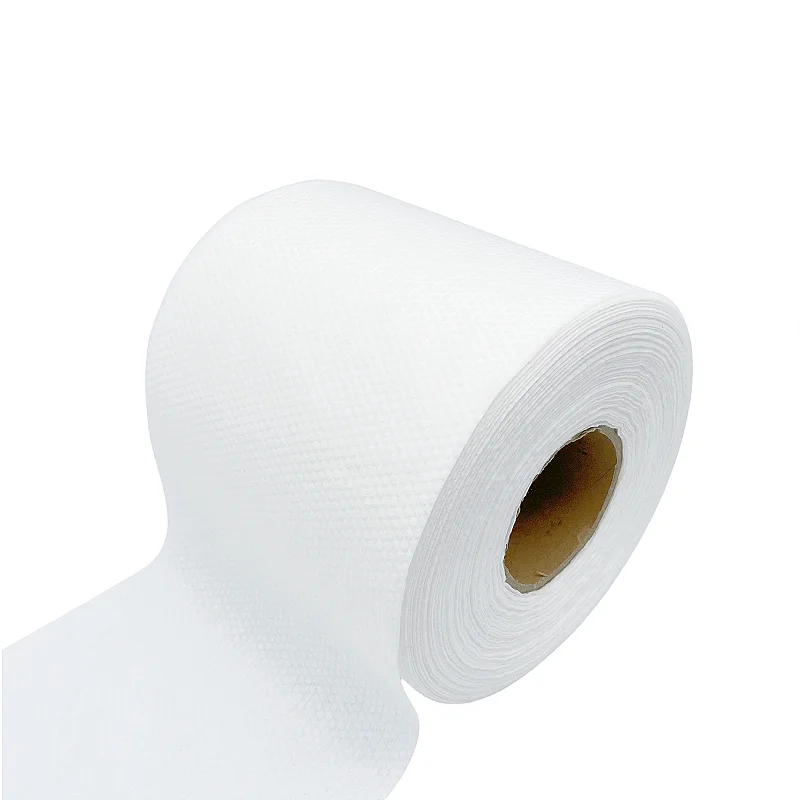 disposable cleaning 50 polyester 50 viscose spunlace nonwoven face towels fabric wet wipes