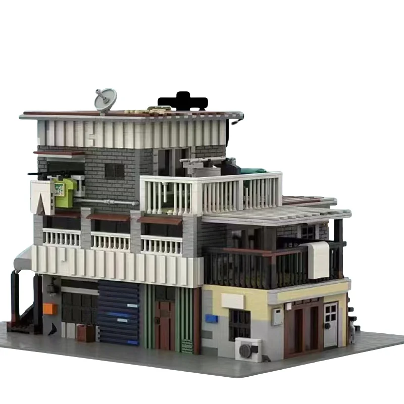 Newly Released  Villa model Custom Building Block  Sets  House Model 3D DIY  souvenirs gift educational toys