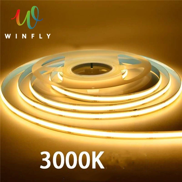 Светодиодные ленты COB White от производителя WINFLY480 для декора автомобиля