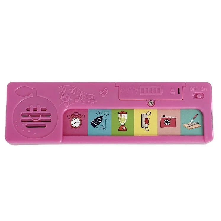 The 6 Keys Magical Sound Book Cartoon Style Plastic ABS Audio Module Box With Push Button Book Printing Customized