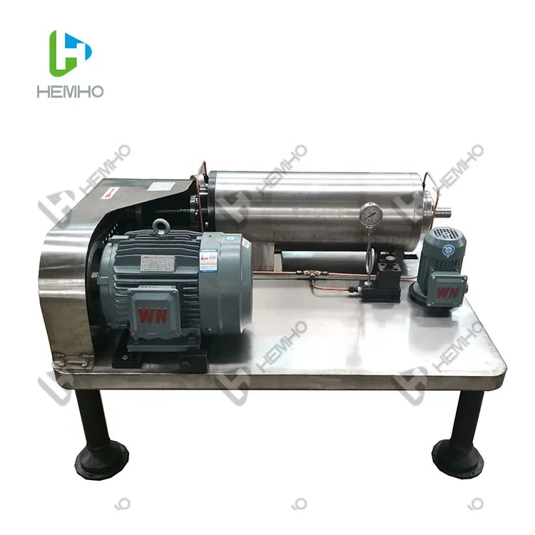 
Continuous Flow Mini Compact Separator Dewatering Wastewater Treatment Machine Centrifuge 