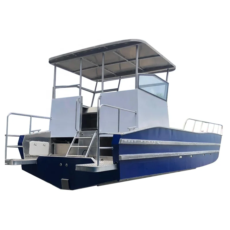 Offshore 10m landing craft working passenger boat with outboard engine