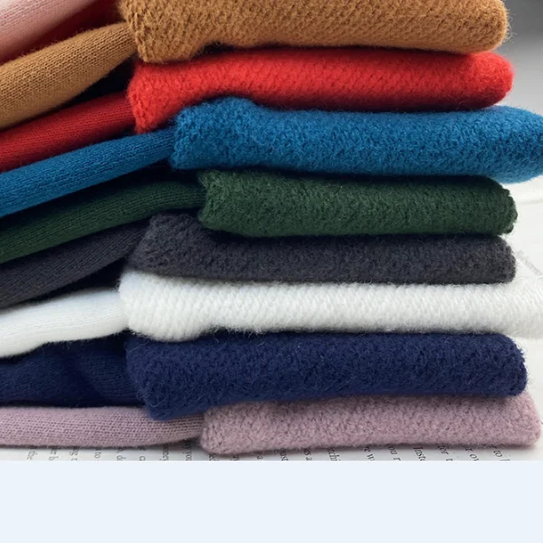 Shaoxing Textile Manufacturer 80%Cotton 20%Polyester Knitted CVC Brushed French Terry Fleece Knitted Women Hoddies Cloth Fabric