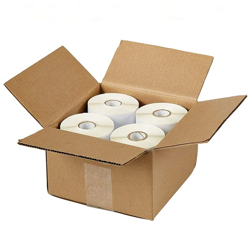 Hot sale packaging shipping label 4 inch*6 inch thermal paper transfer label express face sheet
