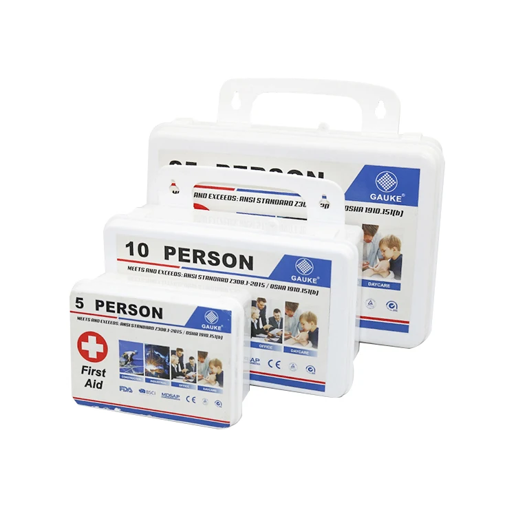 Manufacturer Portable Plastic case for first aid kit