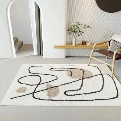 Manufacturers Direct Selling Luxury Modern Carpet Accept Custom Size Abstract Carpet For Living Room
