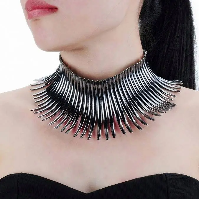 African Sparkling Canine Shape Fringe
