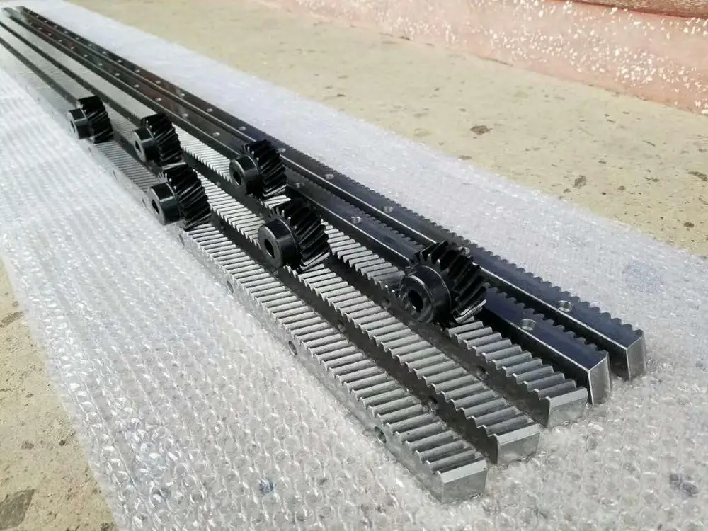 
High precision helical gear rack DIN7 M1.5 20*20*3000mm assembly for wood cutting machine 