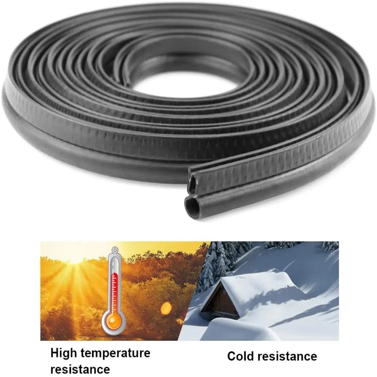 RUBEST automotive car door frame rubber seal trim strips contact rubber strip Car Rubber Door Seal