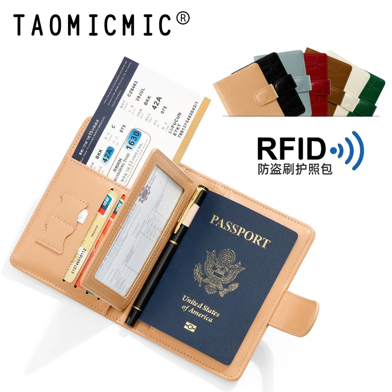 Фабрика TAOMICMIC производит кошельки унисекс из искусственной кожи с держателем для кредитных карт противоугонные по льготным ценам