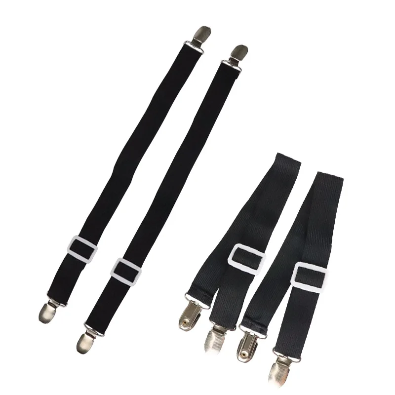 Adjustable Elastic Sheet Straps Heavy Duty Bed Sheet Grippers Suspenders Bed Sheet Fasteners