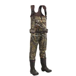 Лидер продаж, мужские профессиональные нагрудные водонепроницаемые рыболовные сапоги из неопрена