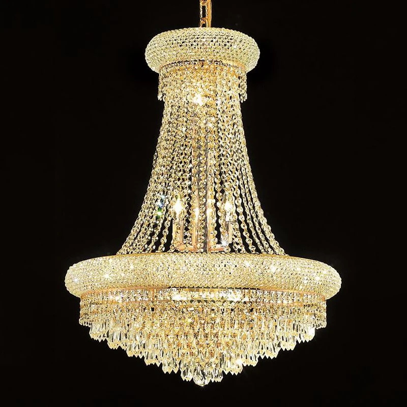 Golden/Silver Crystal Chandelier living room lamp modern dining room chandelier