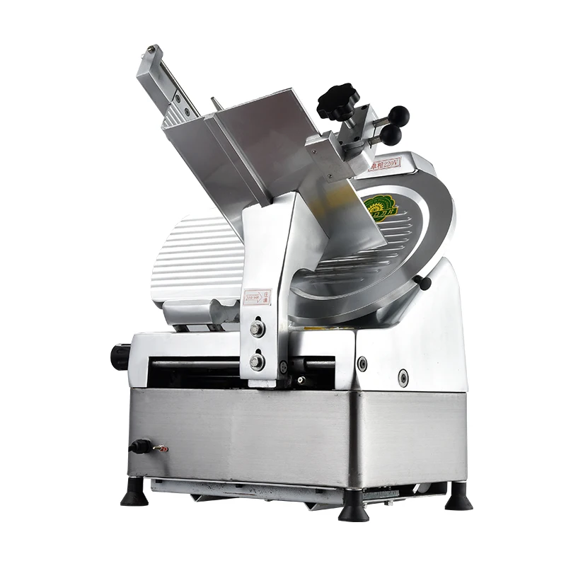 Portable Rebanadora Para Carne Electric Vertical Stainless Steel Commercial Automatic Luncheon Bacon Deli Meat Slicer Machine