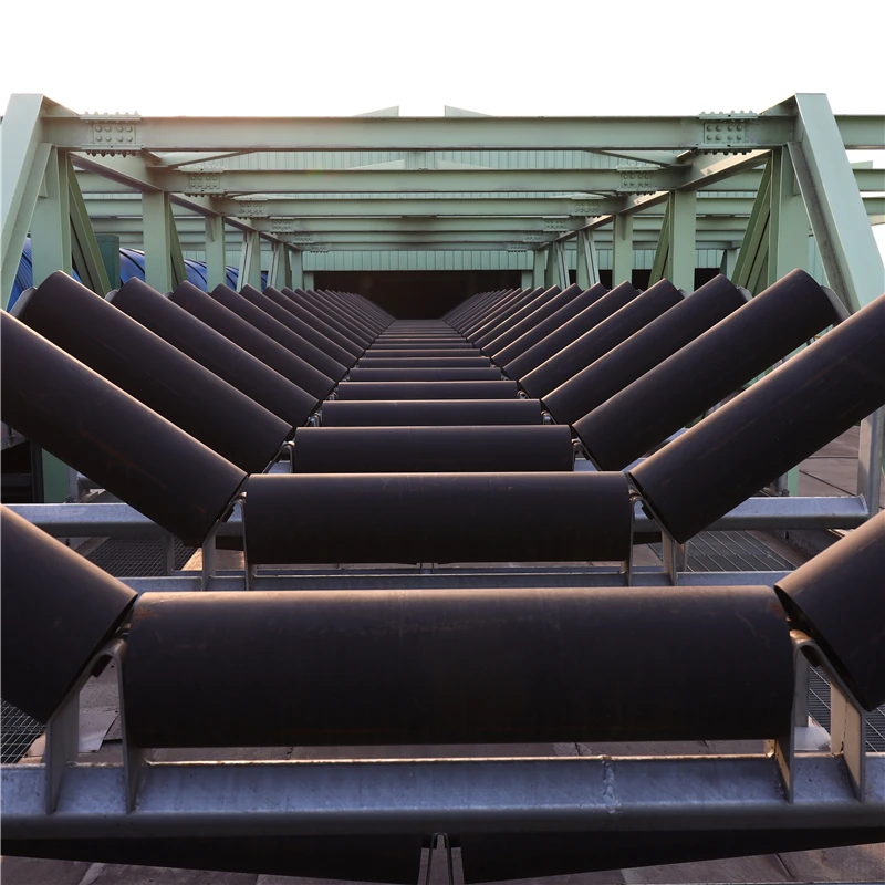 steel pipe carrier trough roller for belt conveyor bulk materials handling
