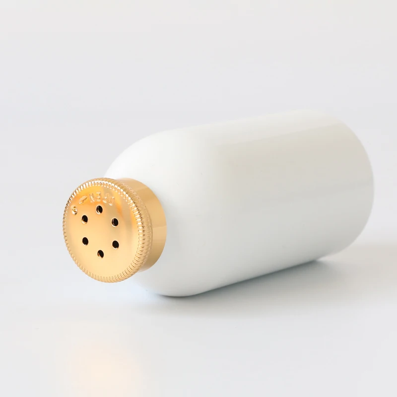 50g 100g 200g Aluminum Powder Bottle Talc Powder Container with Sifter Lid Packaging