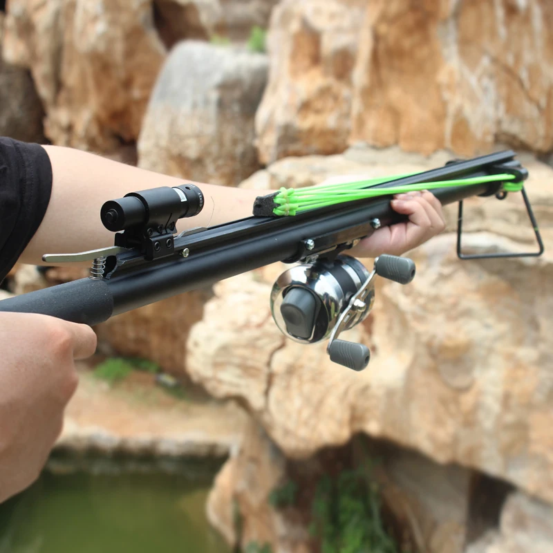 Выдвижная полевая Рогатка для стрельбы из рыбы Мощная Рогатка для охоты и стрельбы набор рогаток для рыбалки Охота