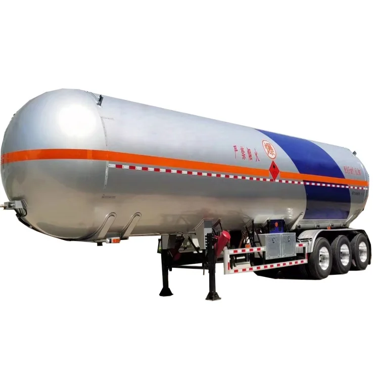 3 оси 50cbm CNG LNG топливный бак Полуприцепы прицепы газовый lpg танкер для продажи