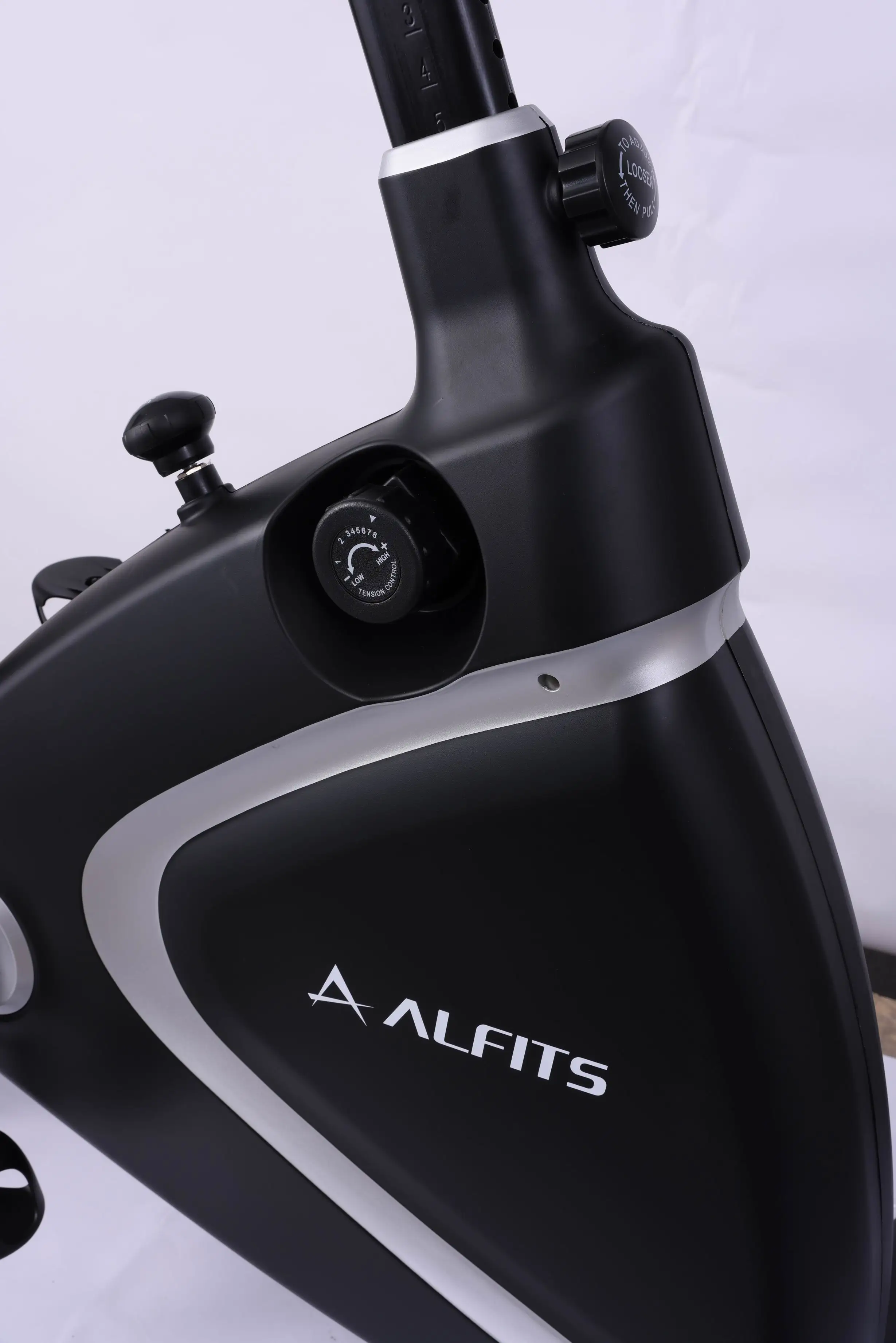 Slim Indoor Cycling Bike with Silent Magnetic Resistance, Hand Pulse and Tablet/Water Bottle Holder, Fitness Stationary Exercise