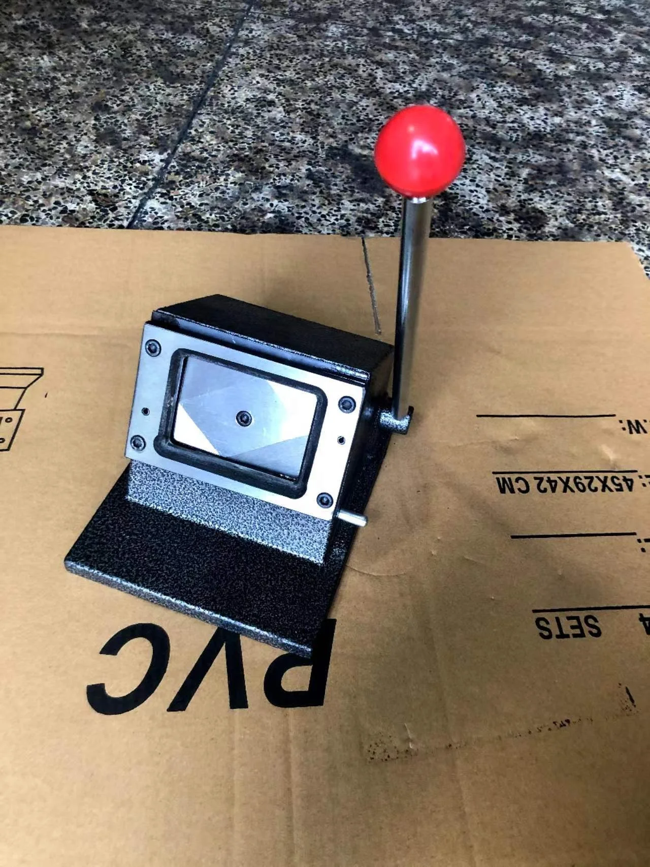 custom shape paper cutter manual card die cut  id card cutter from china Card cutter machine