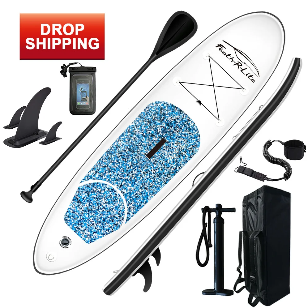  FUNWATER Drop Shipping sup stand up paddle inflatable plastic surfboard surf