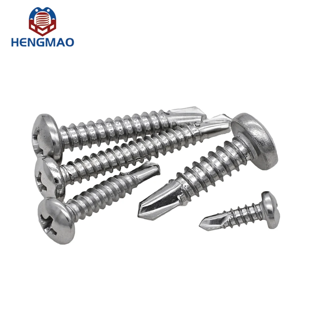 High Quality Stainless Steel Cross Pan Head Self Drilling Screws