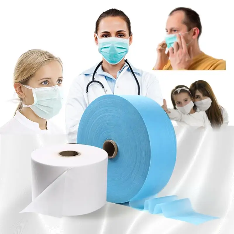 HJ PP Spunbond SMS melt blown hydrophobic nonwoven fabric polypropylene rolling nonwoven compound fabric